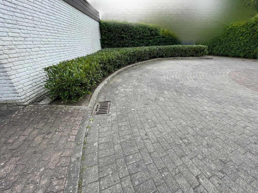Nachher Pflasterreinigung Auffahrt